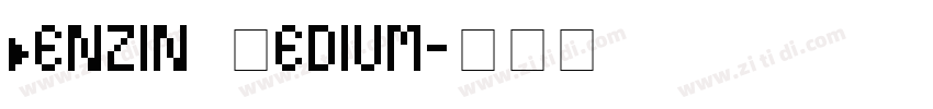 Benzin Medium字体转换